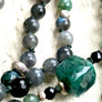 Labradorite Mala Beads * HIGH VIBRATION * Apatite * Moss Agate * Yoga Jewelry * Meditation Beads * 108 Mala Bracelet * Yoga Gift