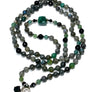 Labradorite Mala Beads * HIGH VIBRATION * Apatite * Moss Agate * Yoga Jewelry * Meditation Beads * 108 Mala Bracelet * Yoga Gift