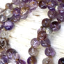 Master Healing Super Seven (Auralite Amethyst) Ametrine, Sandalwood & Charoite Mala Bracelet for Spiritual Enlightenment
