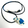 Black Spinel and K2 Jasper Pendant Necklace for Emotional Balance Harmony and Peace
