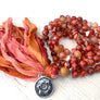 Svādhishthāna Chakra Mala - 108 Mala Necklace - Sacral Chakra Mala Beads - CREATIVITY - SELF ACCEPTANCE - Yoga Jewelry - Spiritual Gift