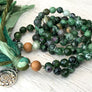 Heart Chakra Mala Beads * Anahata Chakra * LOVE AND COMPASSION * 108 Mala Necklace * Jewelry with Meaning * Mantra Meditation Jewelry