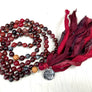 Root Chakra Mala Necklace * 108 Mala Beads * Muladahara Chakra Jewelry * Yoga Gift * Jewelry with Meaning * Meditation Beads