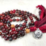 Root Chakra Mala Necklace * 108 Mala Beads * Muladahara Chakra Jewelry * Yoga Gift * Jewelry with Meaning * Meditation Beads