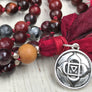 Root Chakra Mala Necklace * 108 Mala Beads * Muladahara Chakra Jewelry * Yoga Gift * Jewelry with Meaning * Meditation Beads