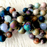 Multi-Gemstone Mala Necklace for Chakra Healing, Positivity , Abundance and Harmony
