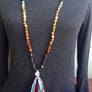 Chakra Jewelry Chakra Mala Beads Healing Crystals Chakra Tassel Necklace 108 Beads Yoga Jewelry