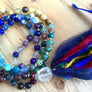 Chakra Mala Long Tassel Necklace for Balance, Meditation and Emotional Healing