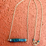 Neon Apatite Bar Necklace