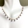Dainty Tanzanite Necklace for Protection, Meditation and Spiritual Awareness December Birthstone
