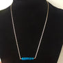 Neon Apatite Bar Necklace