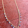 Dainty Tanzanite Necklace for Protection, Meditation and Spiritual Awareness December Birthstone