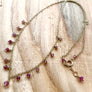 Delicate Minimalist Tourmaline Necklace for Emotional Healing, Peace of Mind and Stress Relief