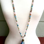 Mixed Gemstone 108 Mala Necklace for Meditation, Emotional Healing and Spiritual Growth