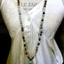 I am Calm Amazonite Mala Beads Sandalwood Mala Necklace Long Tassel Necklace Boho Yoga Jewelry
