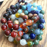 Chakra Mala Long Tassel Necklace for Balance, Meditation and Emotional Healing