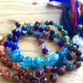 Chakra Mala Long Tassel Necklace for Balance, Meditation and Emotional Healing