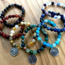 CHAKRA BRACELETS Healing Gemstone Yoga Jewelry Chakra Balancing and Healing