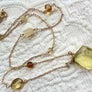 Citrine Solar Plexus Chakra Pendant Necklace for Self Confidence, Positivity and Success