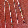 7 Chakra Threader Earrings for Yoga And Aura Cleansing