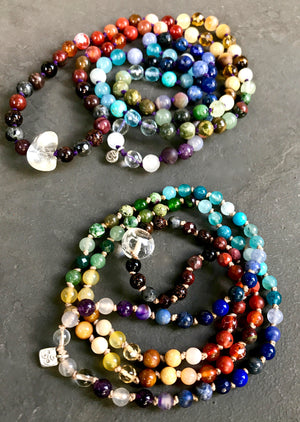 Chakra Jewelry 108 Mala Beads Yoga Jewelry Chakra Mala Necklace Chakra Bracelet