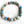 Aquamarine, Rose Quartz and Moonstone Gemstone Stretch Stackable Bracelet